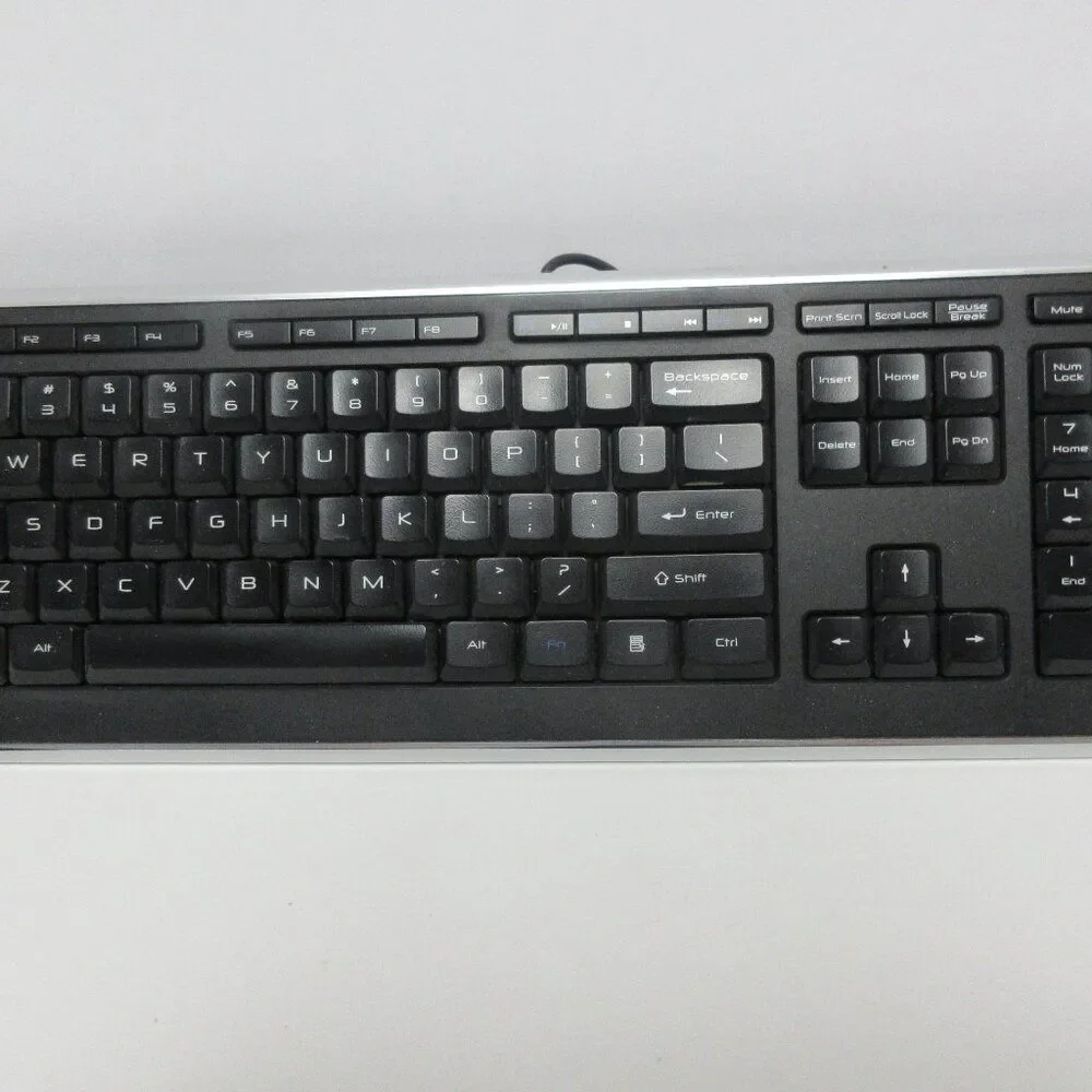 Gateway KB-0817 Wired PS/2 Keyboard Black Full Size Multimedia for Desktop PC